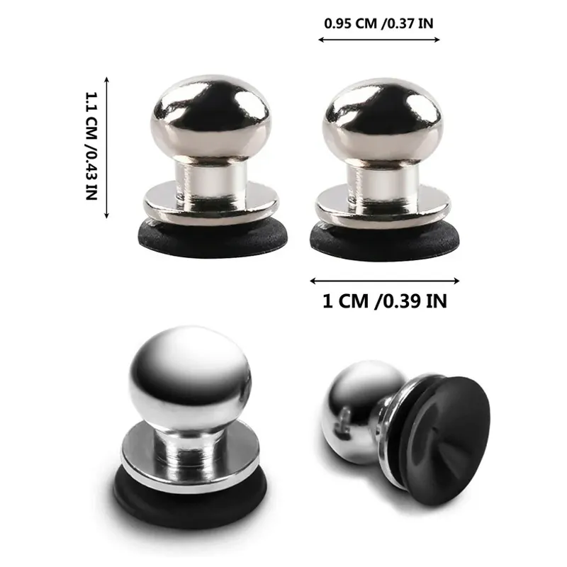 Pair of Mobile Gaming Trigger Buttons for Fast Shooting and Aiming with High Sensitivity and Electrostatic Sensing Technology, Copper and Silicone, Screen-Safe, Compatible with Smartphones and Tablets